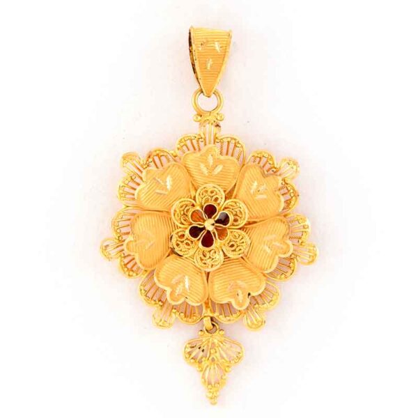 Gold Locket (Code- LHM143) - Image 3